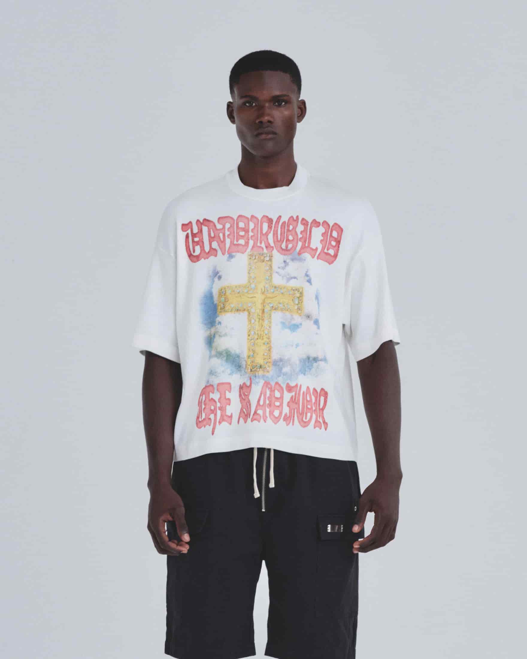 Holy State The Savior Boxy Fit Tshirt White - miniatura 2