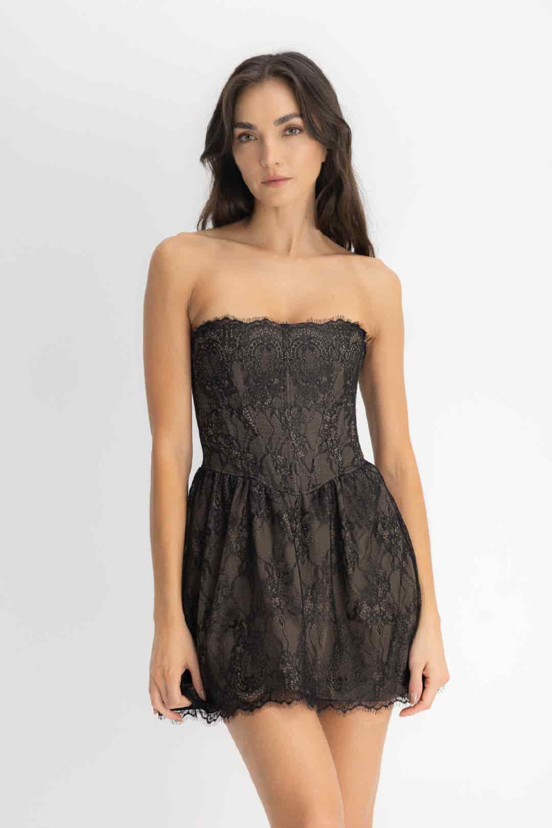 VESTIDO PEDRINA NEGRO PIEL - miniatura 2