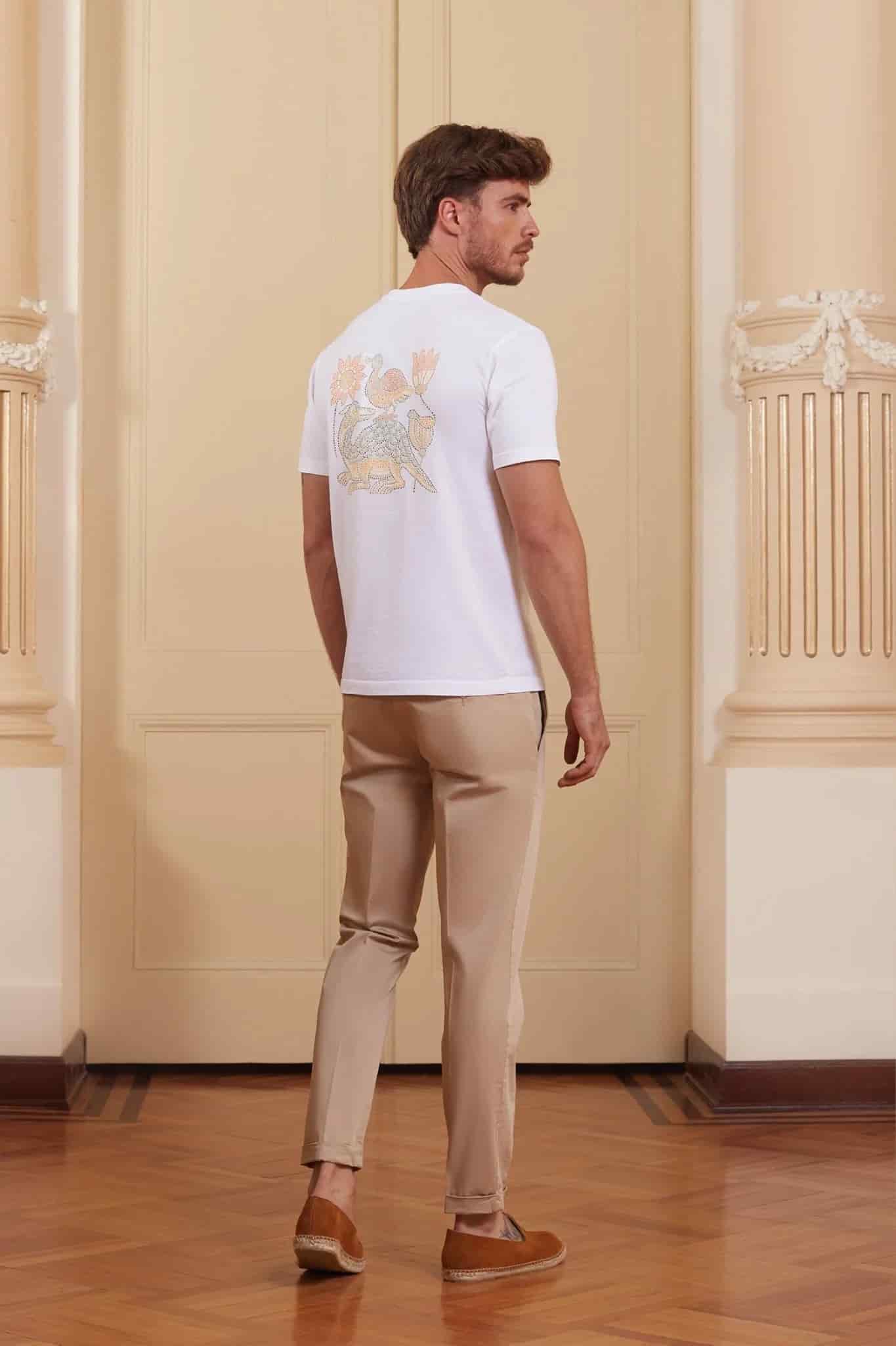 Men's san vitale t-shirt orange - miniatura 9