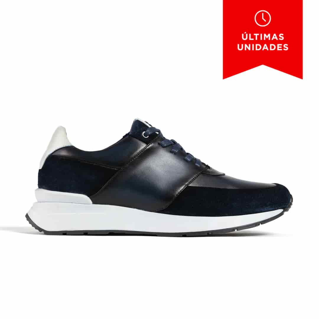 Sneaker Arezzo Azul - Blanco - miniatura 1