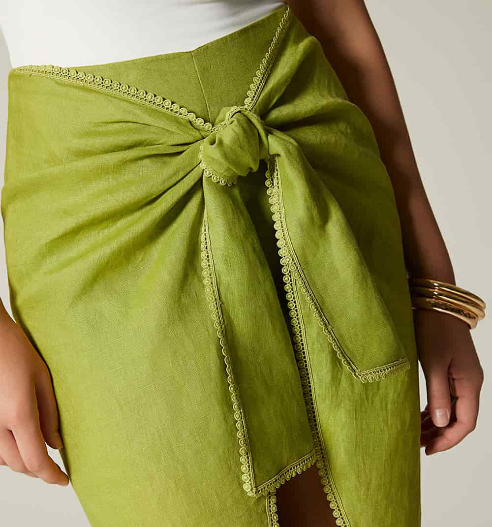 Falda con de amarre con short interno - miniatura 7