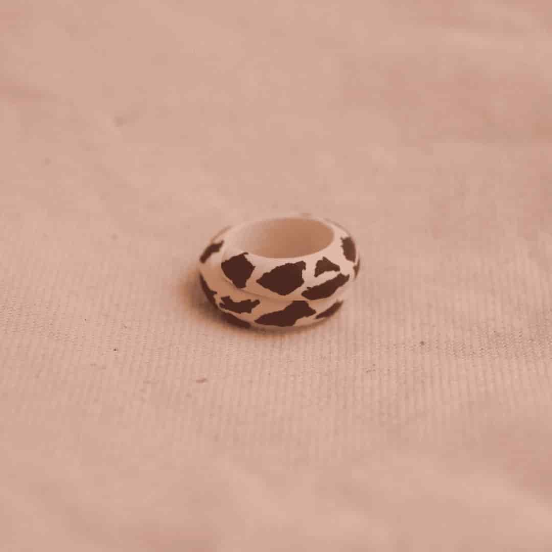 Anillo Bold Cow Print - miniatura 3