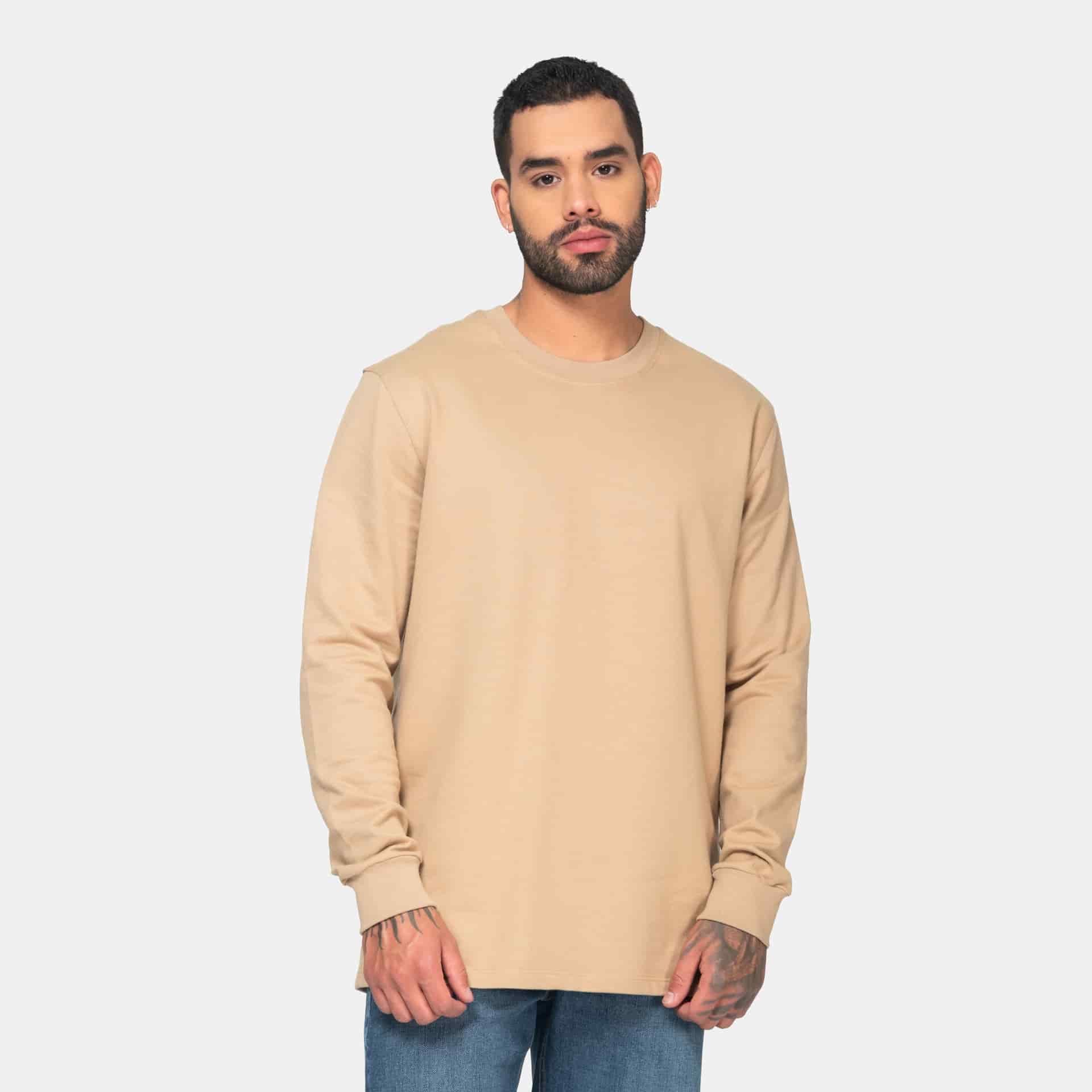 Long Sleeve Essential Kaki - miniatura 2