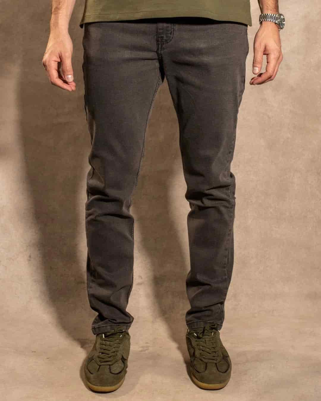 Jean Elastico Gris Oscuro - Slim Fit - miniatura 3