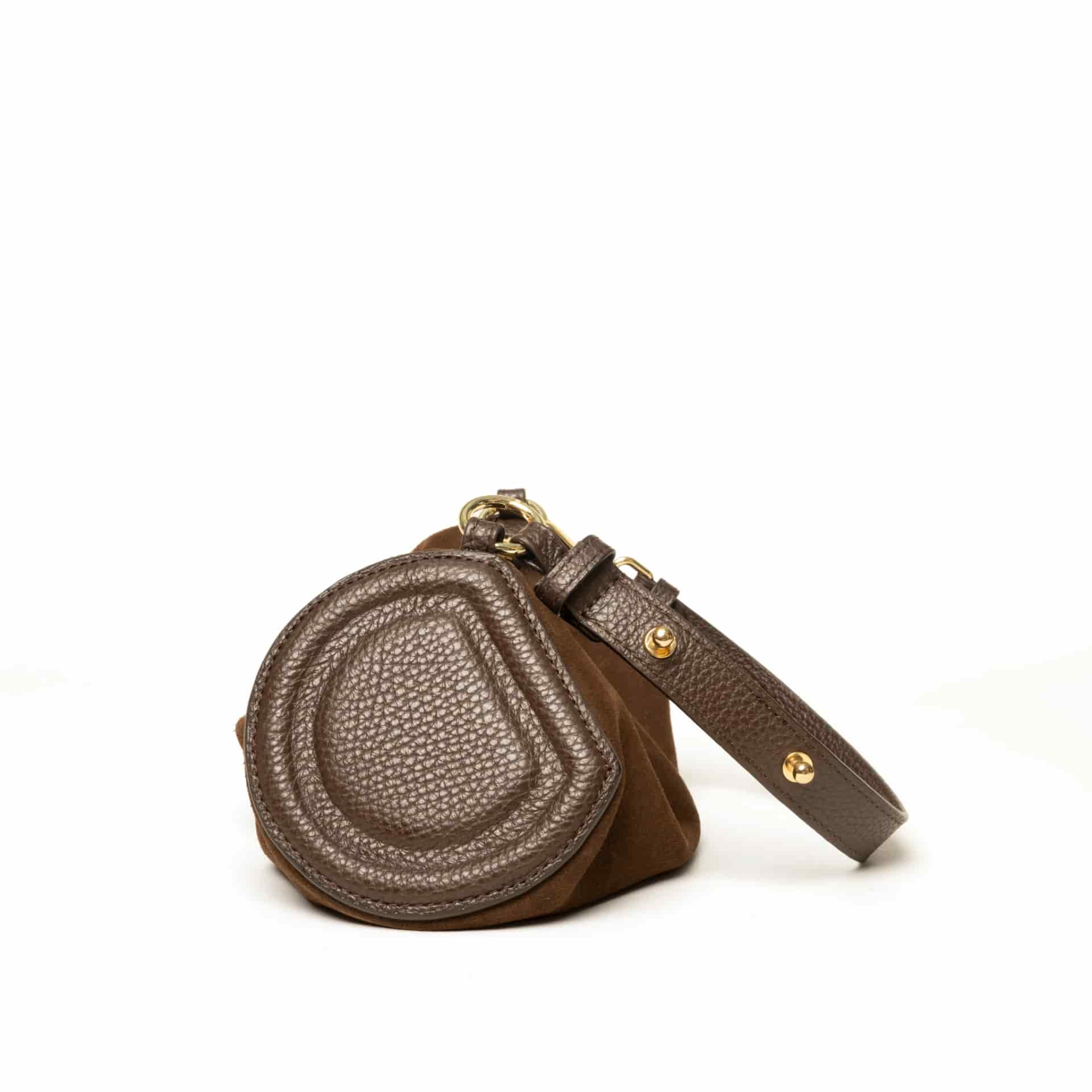 LETTI SMALL gamuza chocolate - miniatura 2