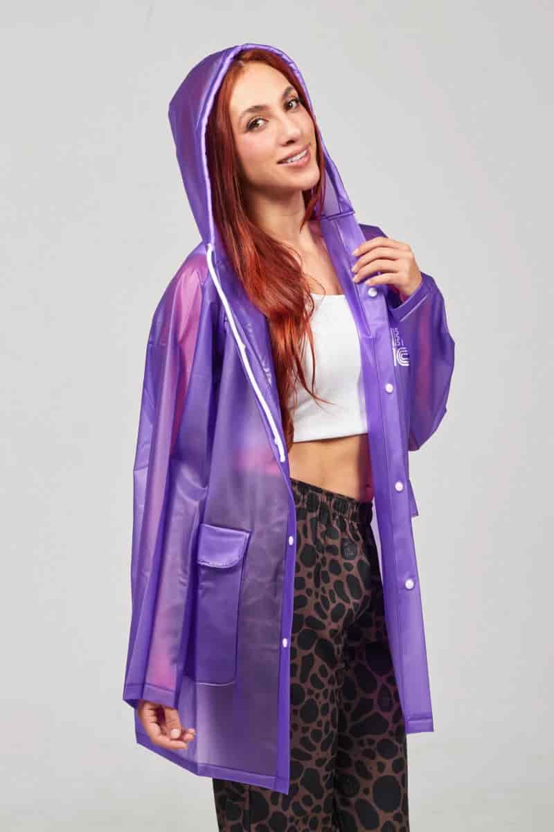 Capa Lluvia Morado Chic - miniatura 5