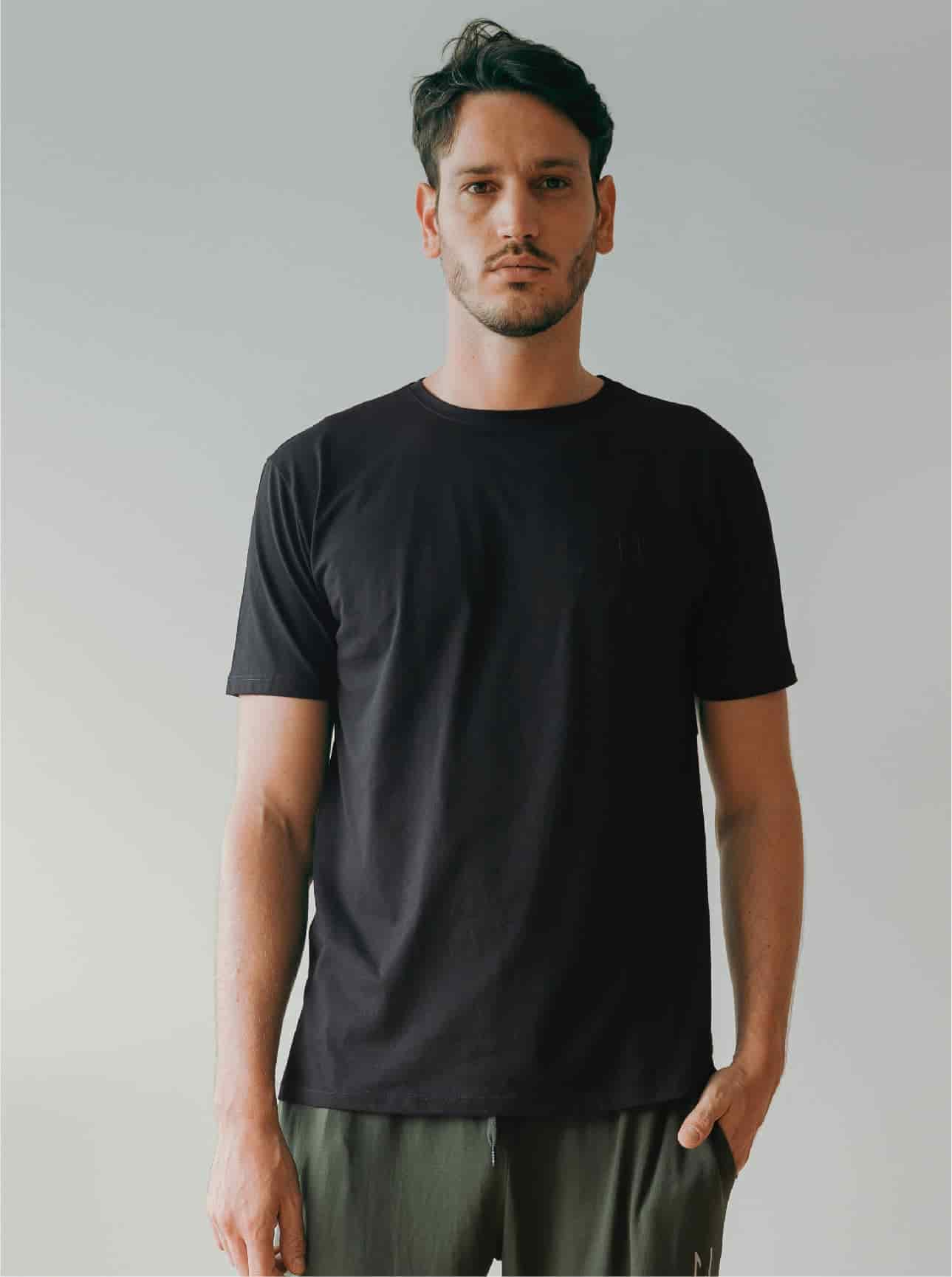 Pijama Pantaloneta Hombre Black - miniatura 3