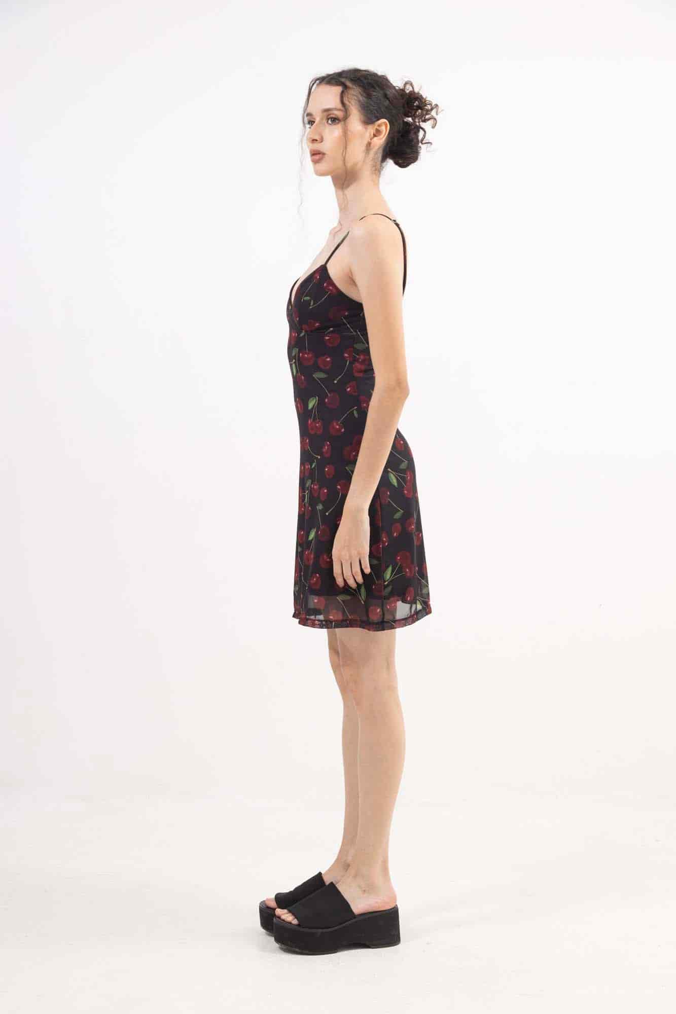 CHERRY MESH DRESS - miniatura 8