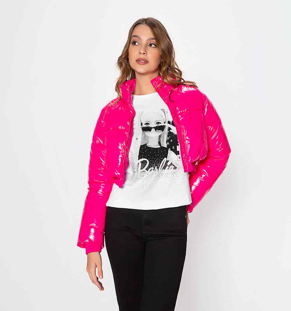 Chaqueta crop acolchada - miniatura 6