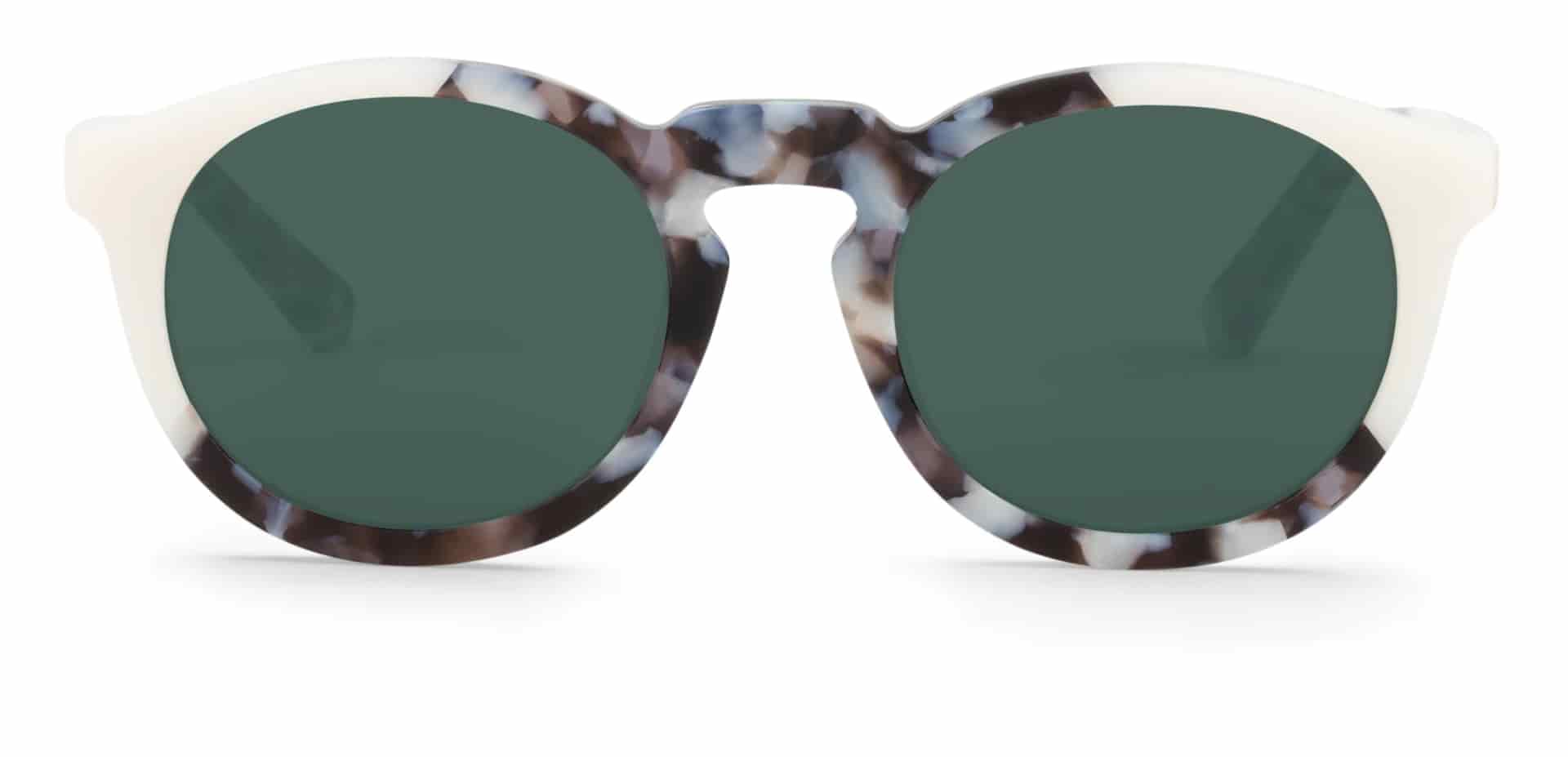 CREAM/ ASH TORTOISE JORDAAN WITH CLASSICAL LENSES - miniatura 1
