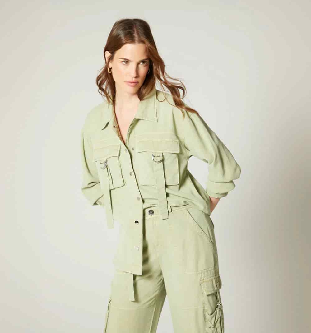 Bluson camisero, bolsillos utilutarios, - miniatura 6