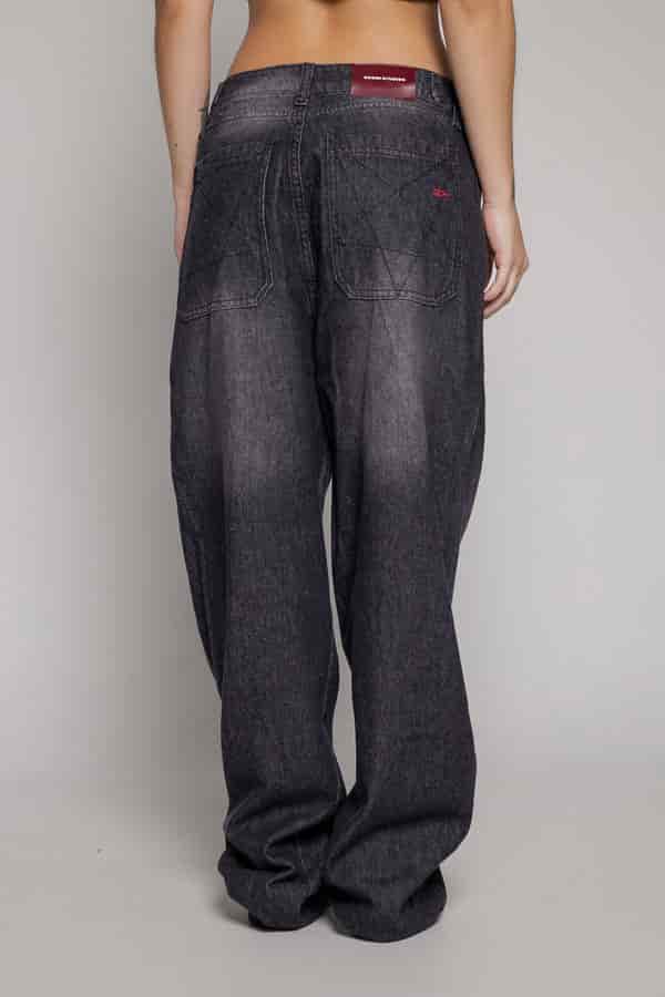Baggy Remainder Dama Stone-Negro - miniatura 7