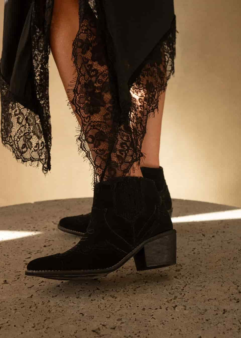 Botas Oeste Negro - miniatura 6