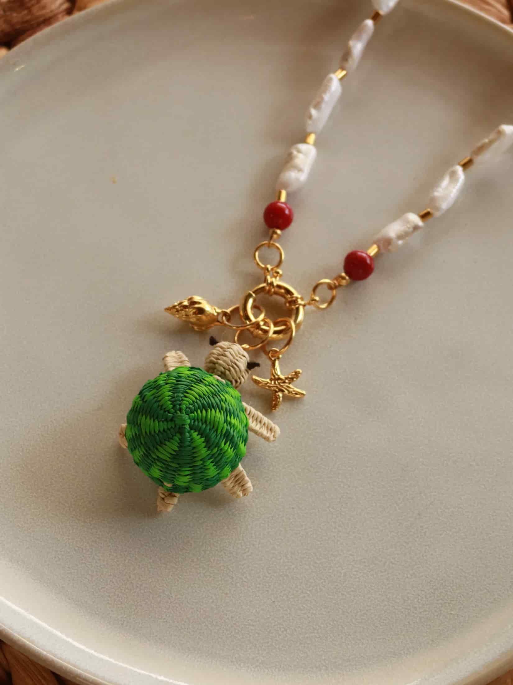 Senda Necklace Pearl + 3 Removable Charms - miniatura 6