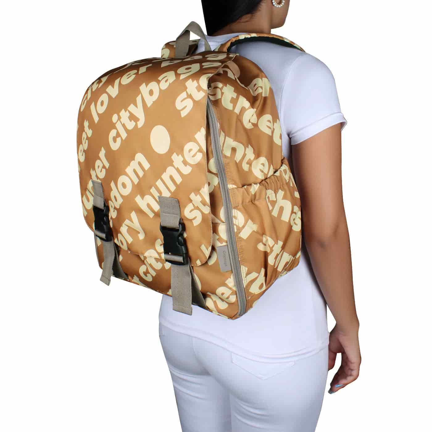 Morral Cabina Tapa  Citybags Estampado Ultra Freedom - miniatura 6
