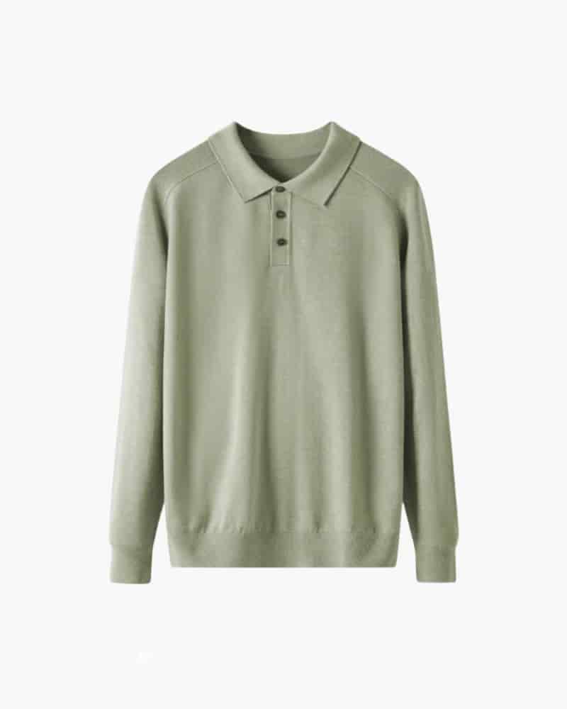 100% Premium Wool Polo - miniatura 6
