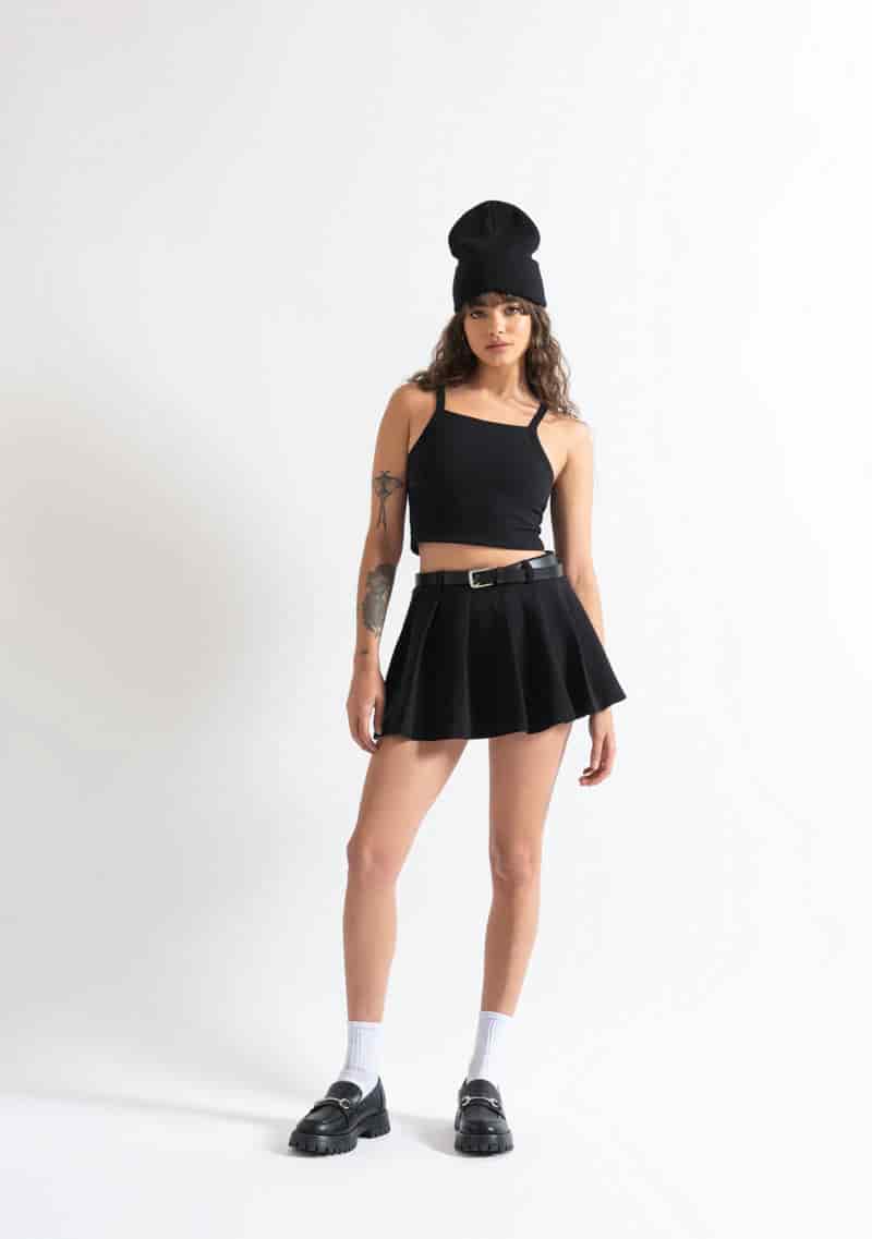 Monclair black crop top - miniatura 10