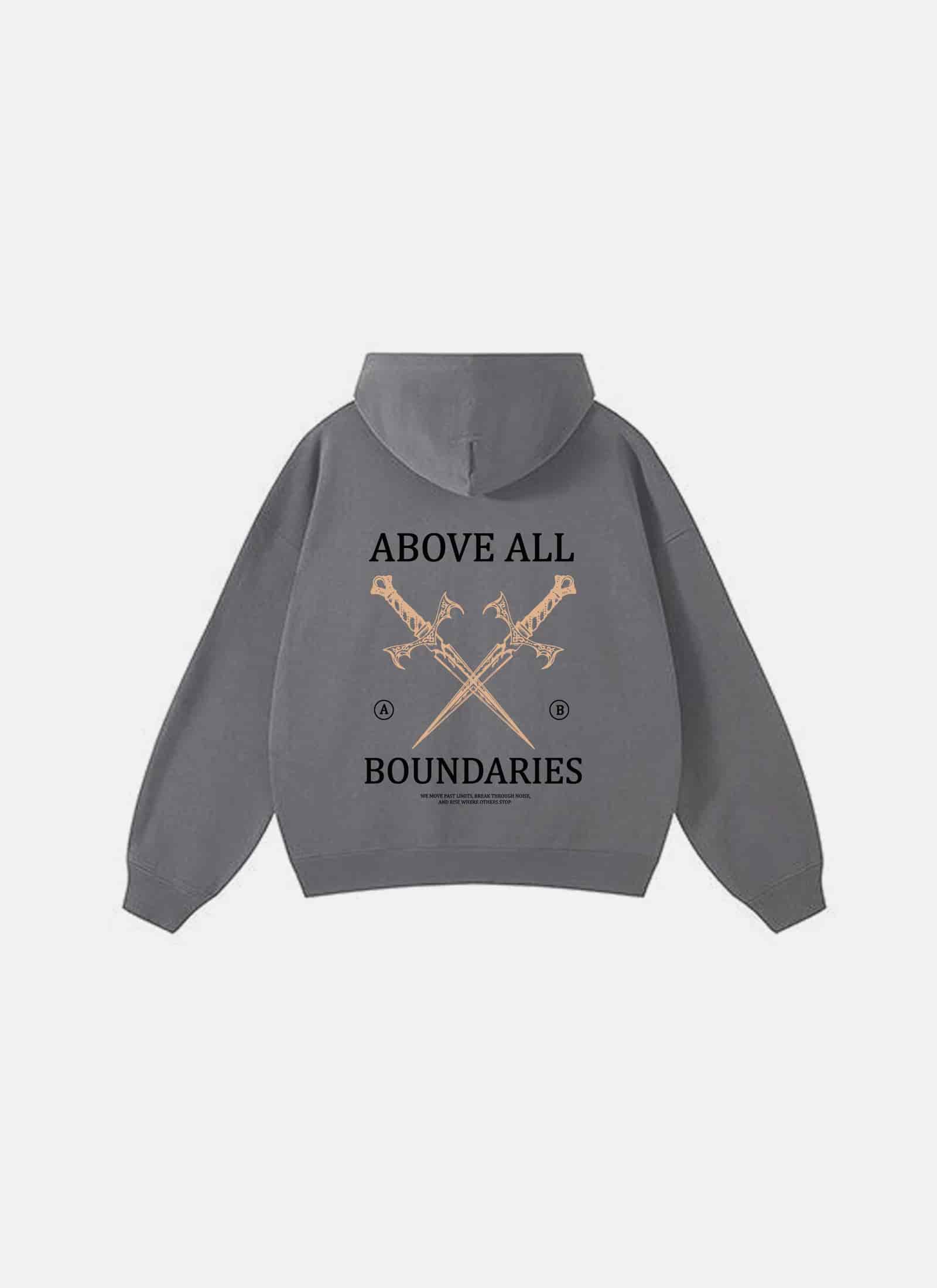 Boundaries Hoodie Grey - miniatura 1