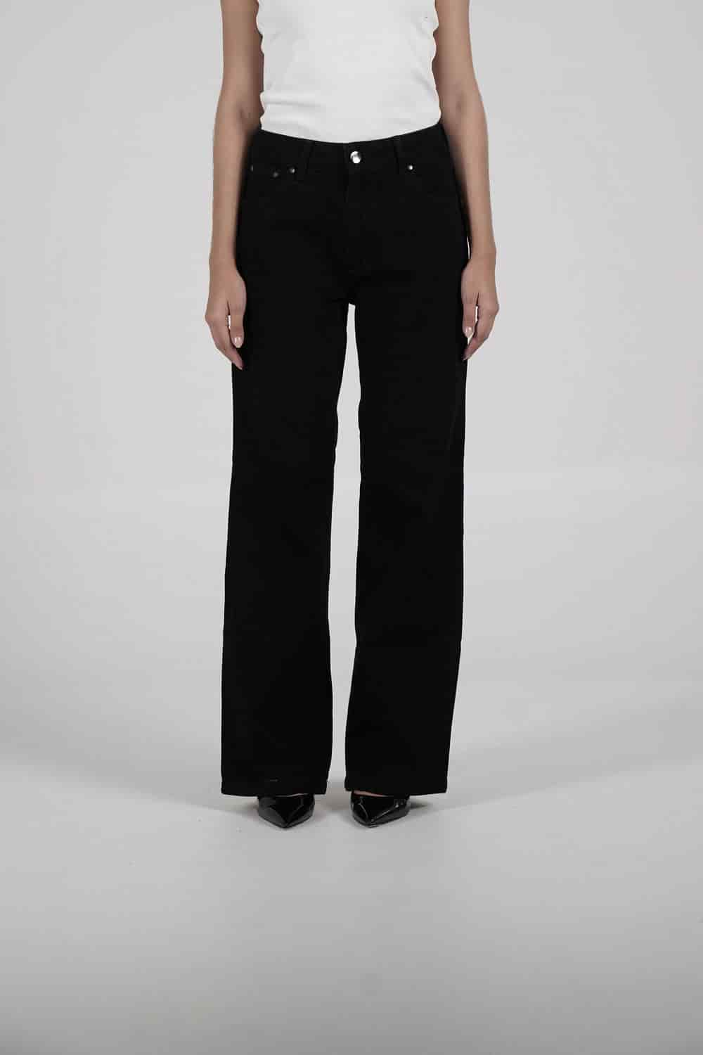 Double Star Black Jeans (Hot Pink) - miniatura 3