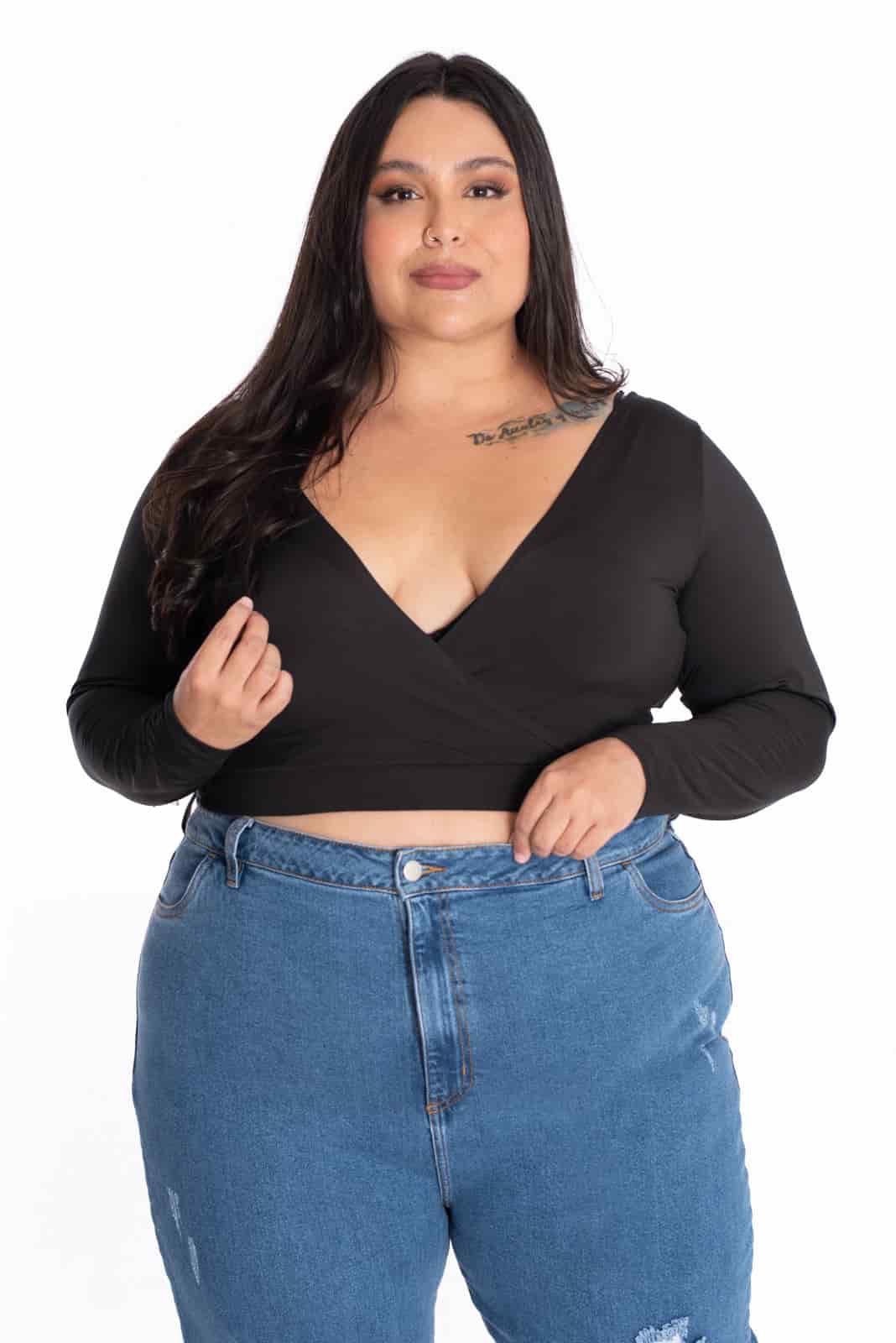 Crop Top Molly Negro - miniatura 7