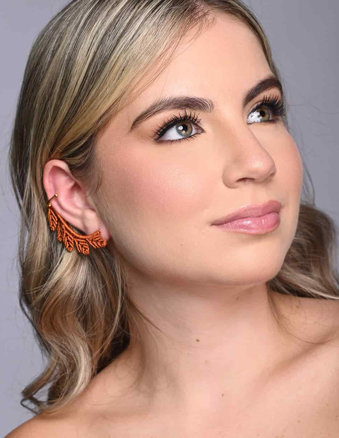Ear Cuff Regal Café - miniatura 1