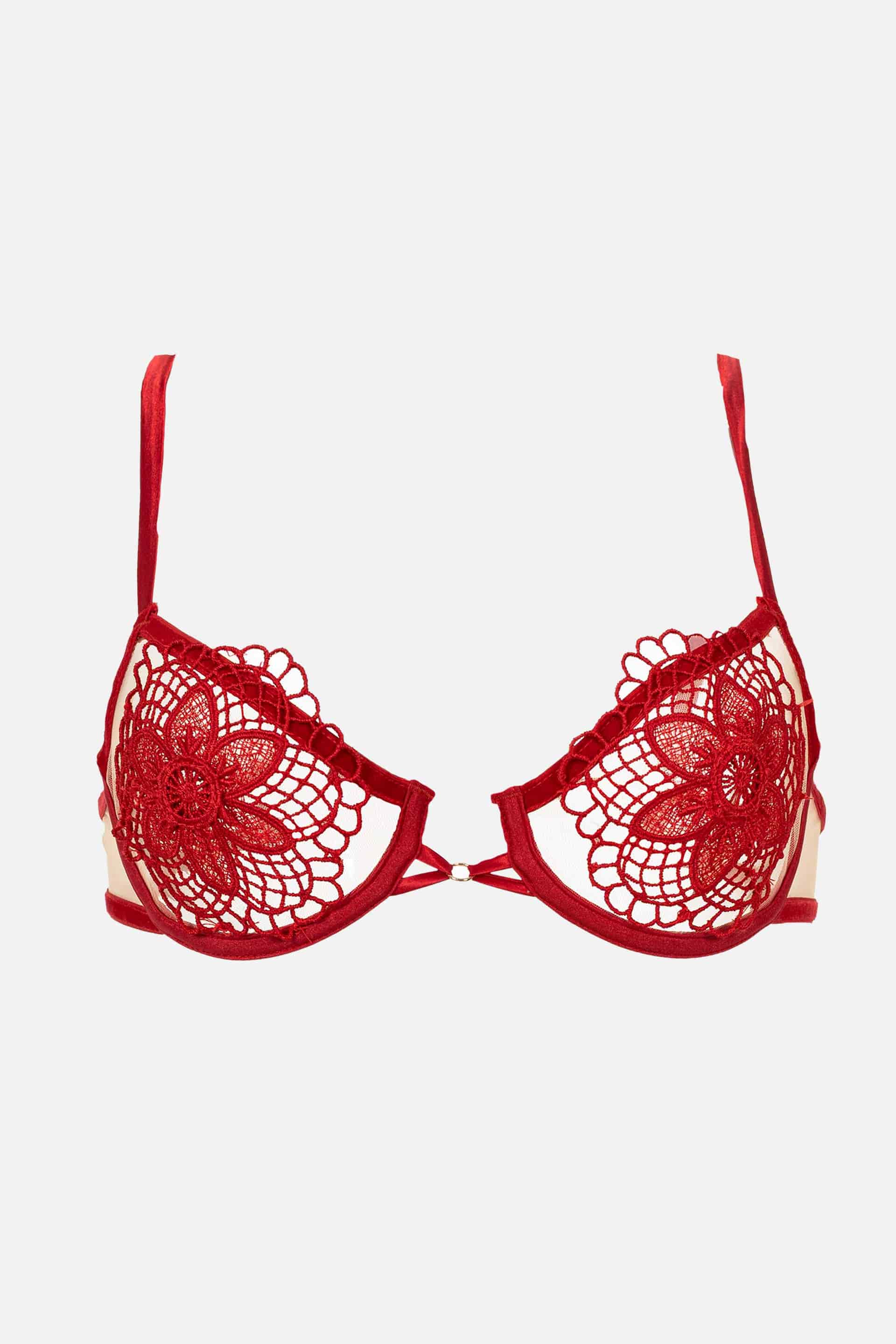 BRASIER CON ARO ELLIPSE ROJO - miniatura 4