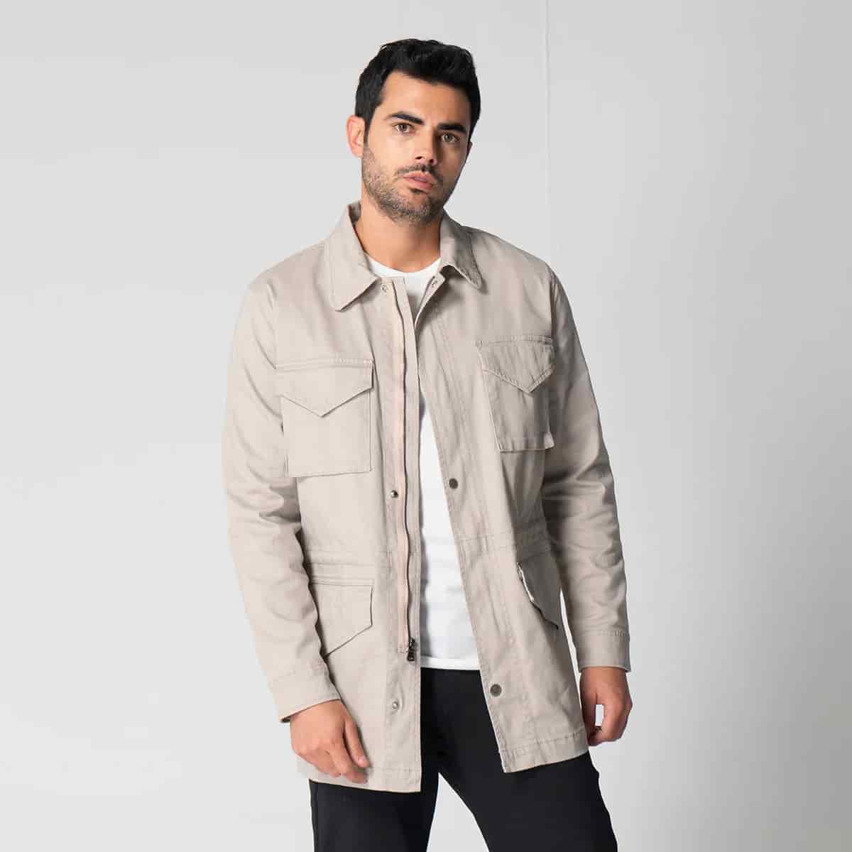 Chaqueta Parka Dril Regular Ryan - miniatura 1