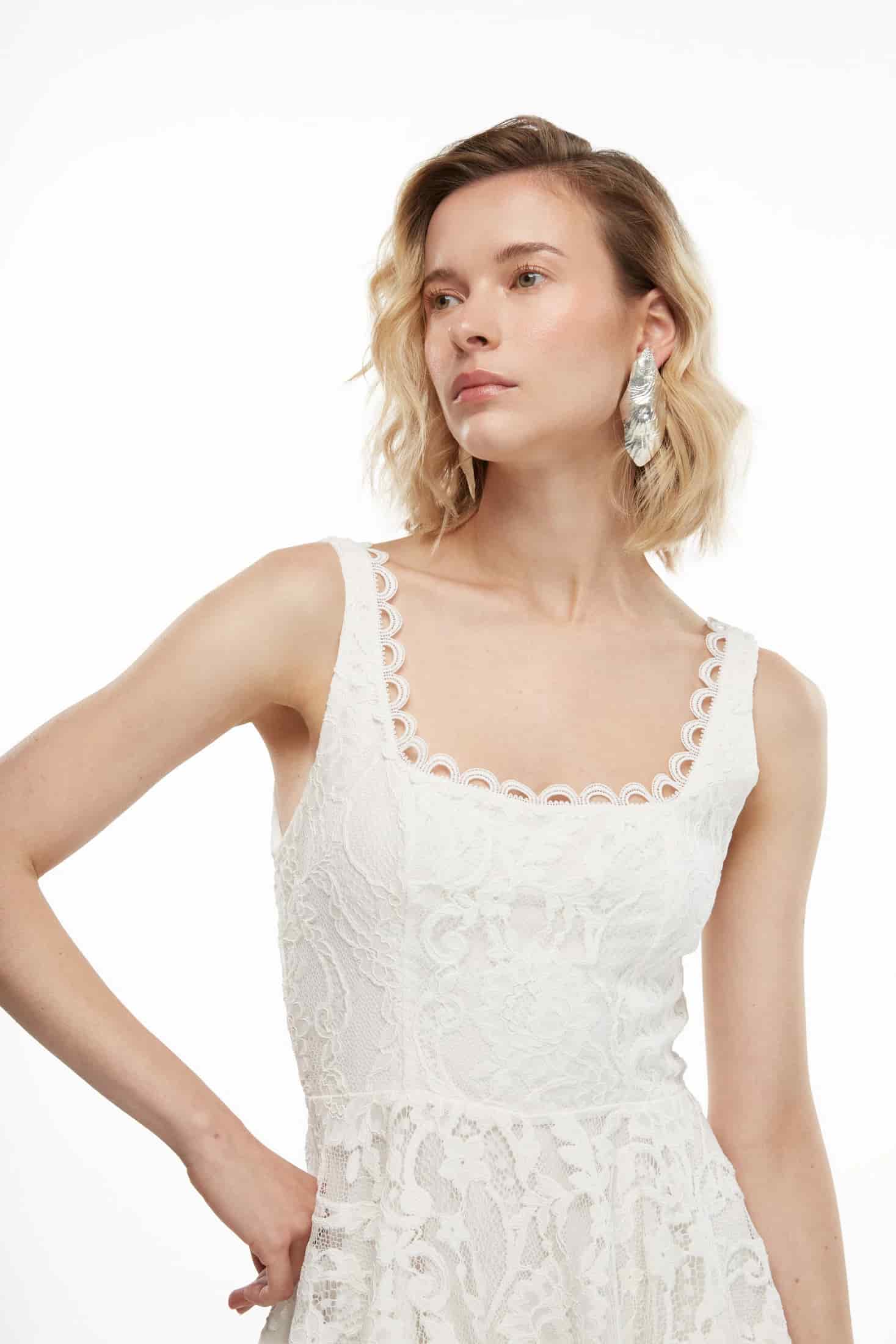 HAVANA MINI DRESS WHITE - miniatura 4
