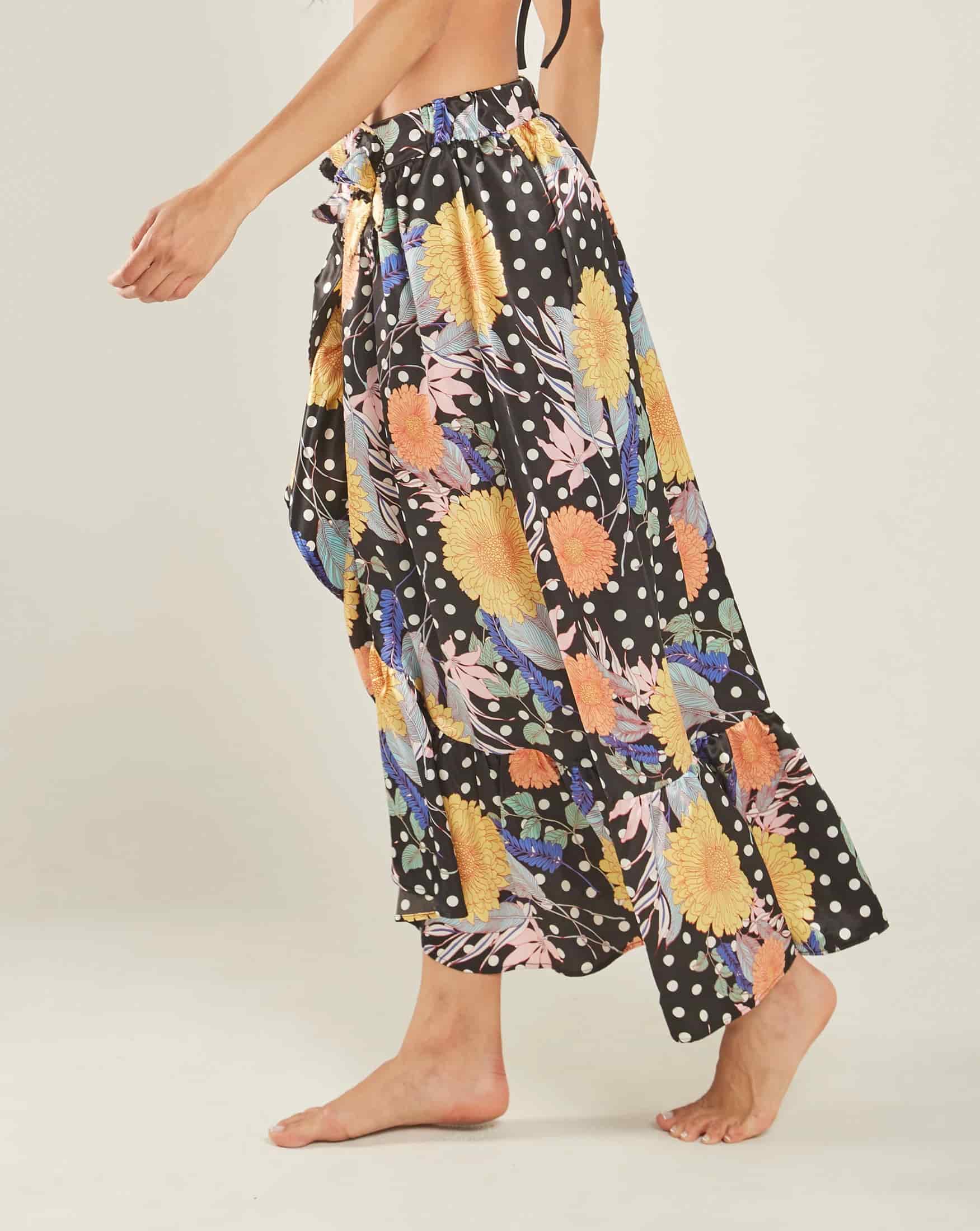 Flamenco Falda Coverup - miniatura 4