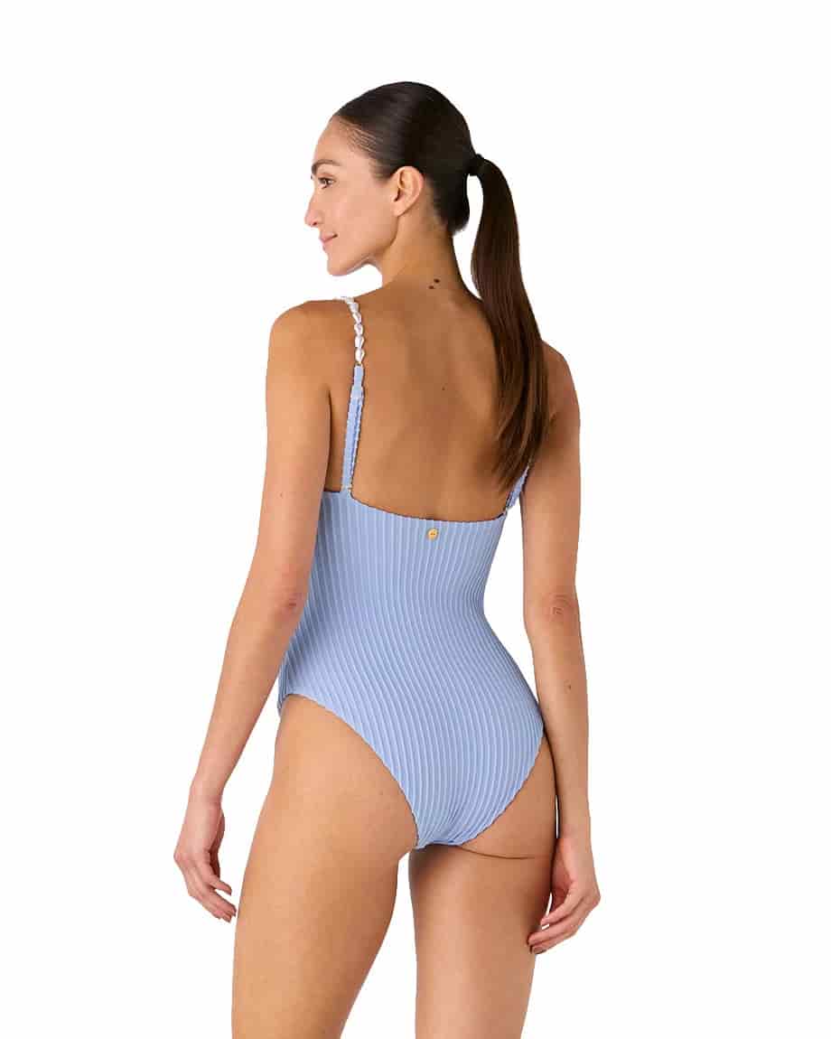 Vestido de Baño Entero Mare Shell Sky - miniatura 3