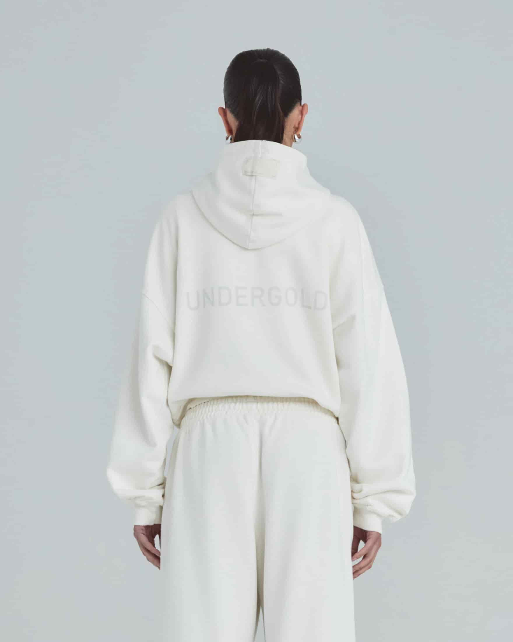 W Line Basic Boxy Fit Hoodie White - miniatura 7