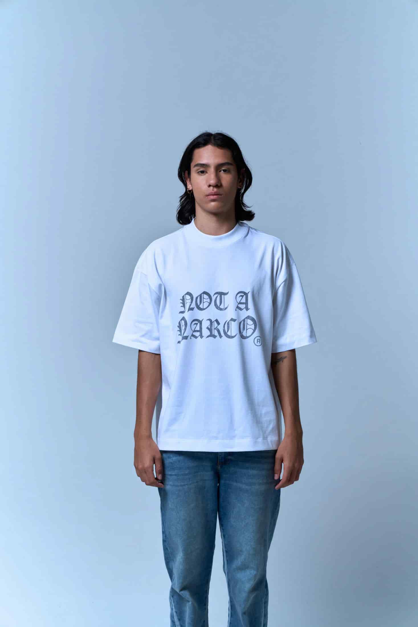 NOT A NARCO WHITE T-SHIRT - miniatura 4
