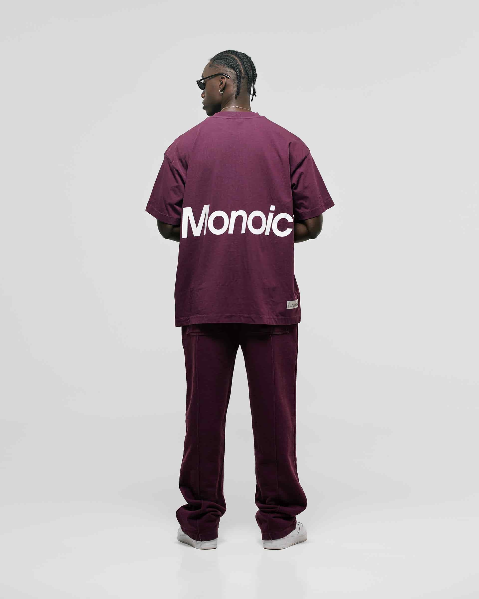 Camiseta Logo Oversized V3 - Burgundy - miniatura 3