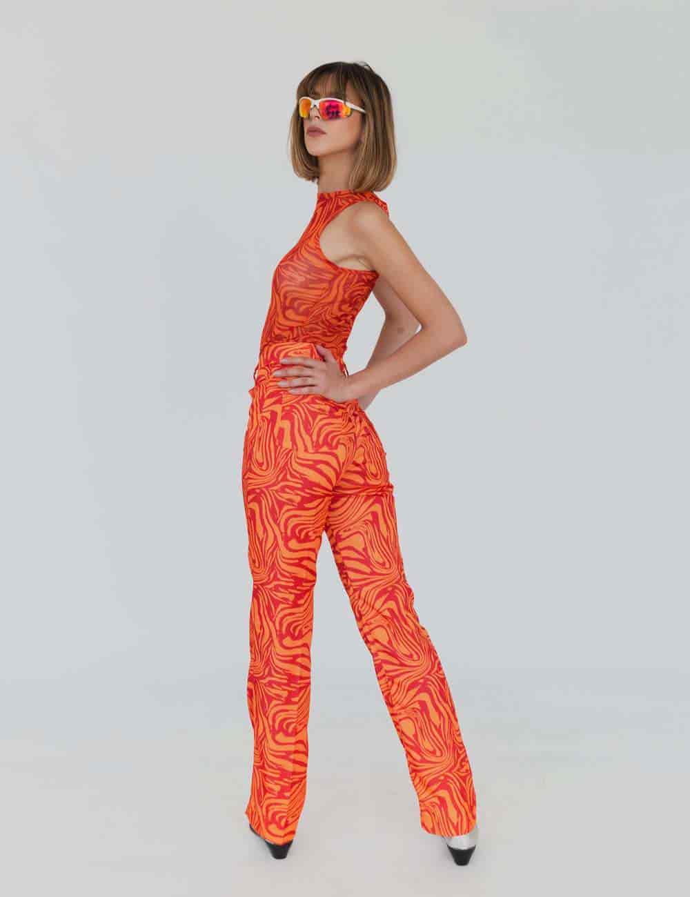 Howdy Pants Orange Swirl - miniatura 3
