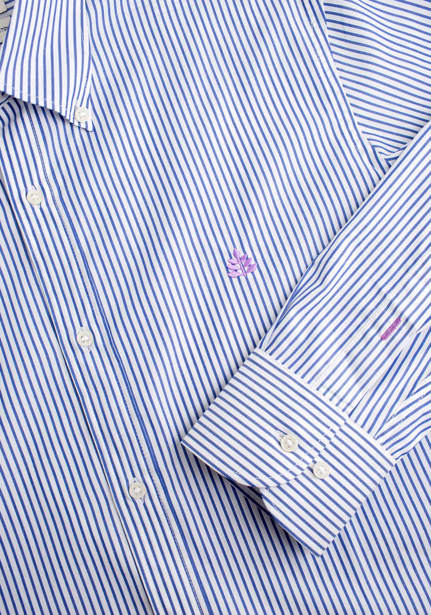 Camisa H CBD Rayas L-Lil Azul Osc - miniatura 3