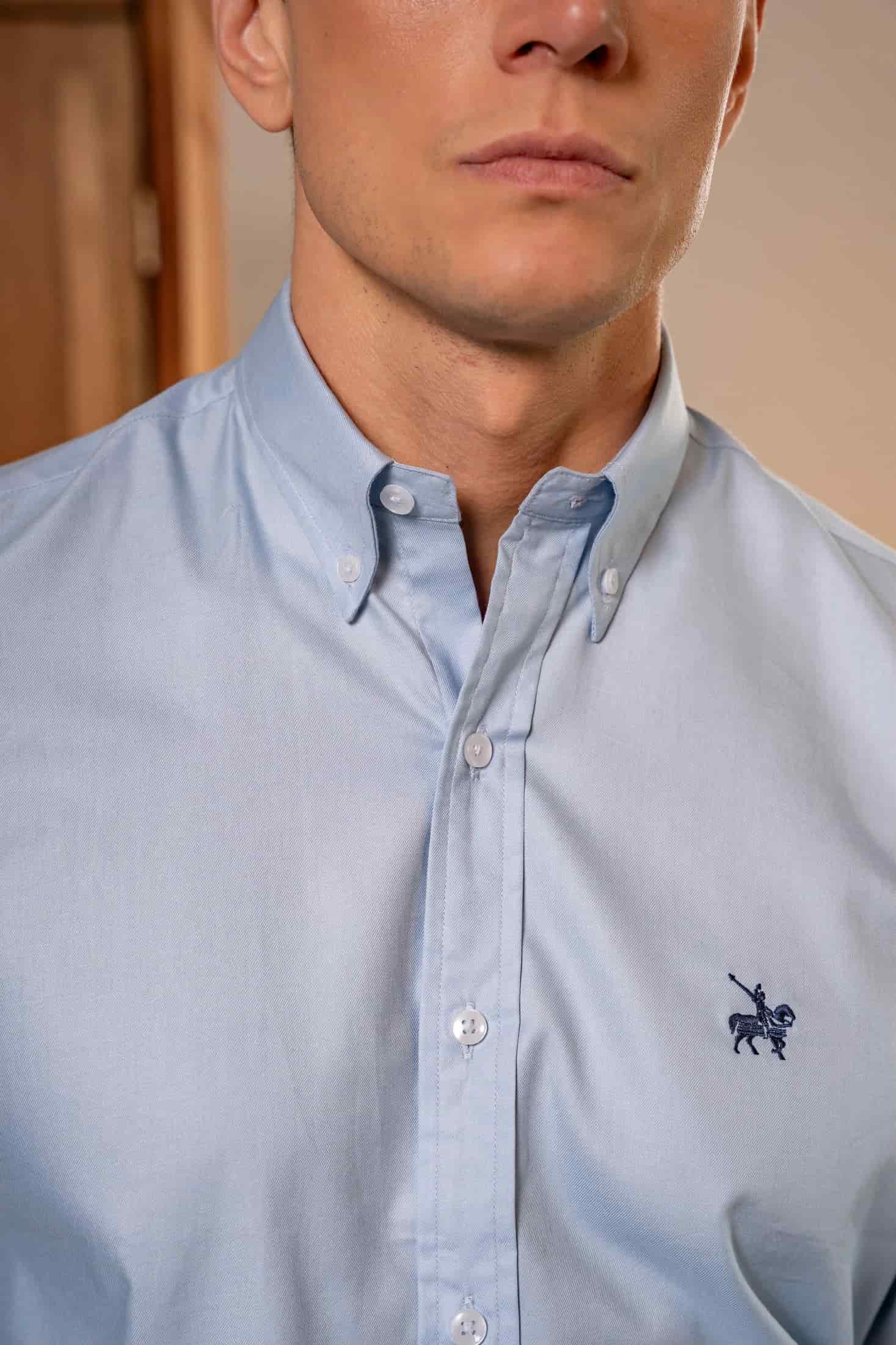 Camisa Breeze Hombre Azul Claro - miniatura 3