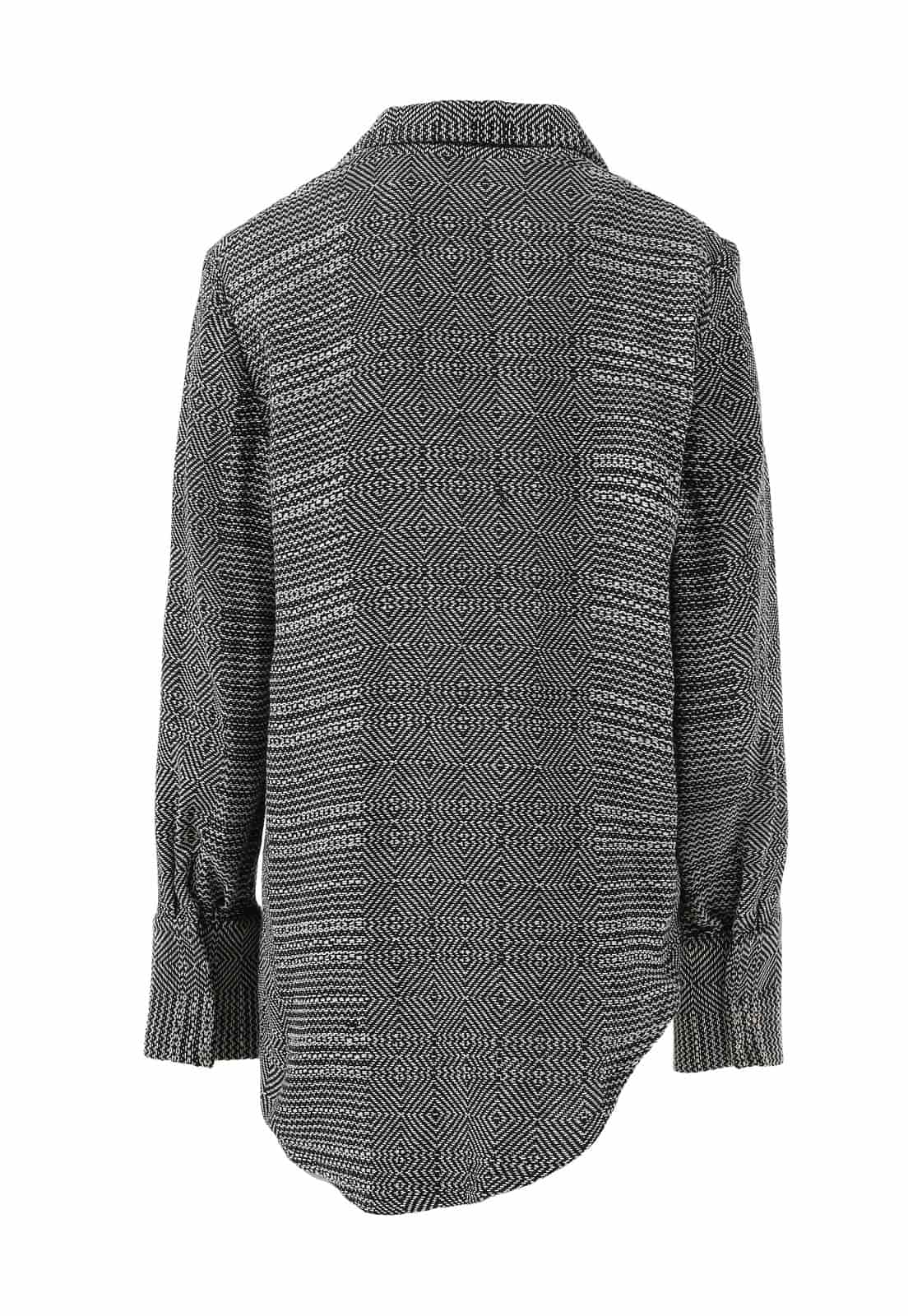 OVERSIZED COTTON LOOM  SHIRT - miniatura 2