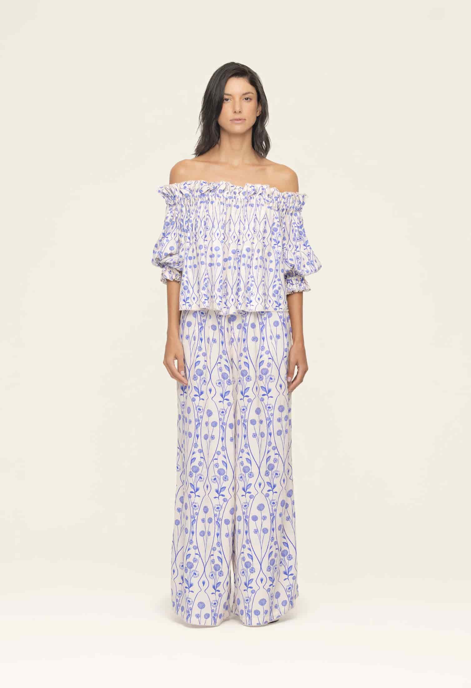 Urucu Petalo Blouse - miniatura 1