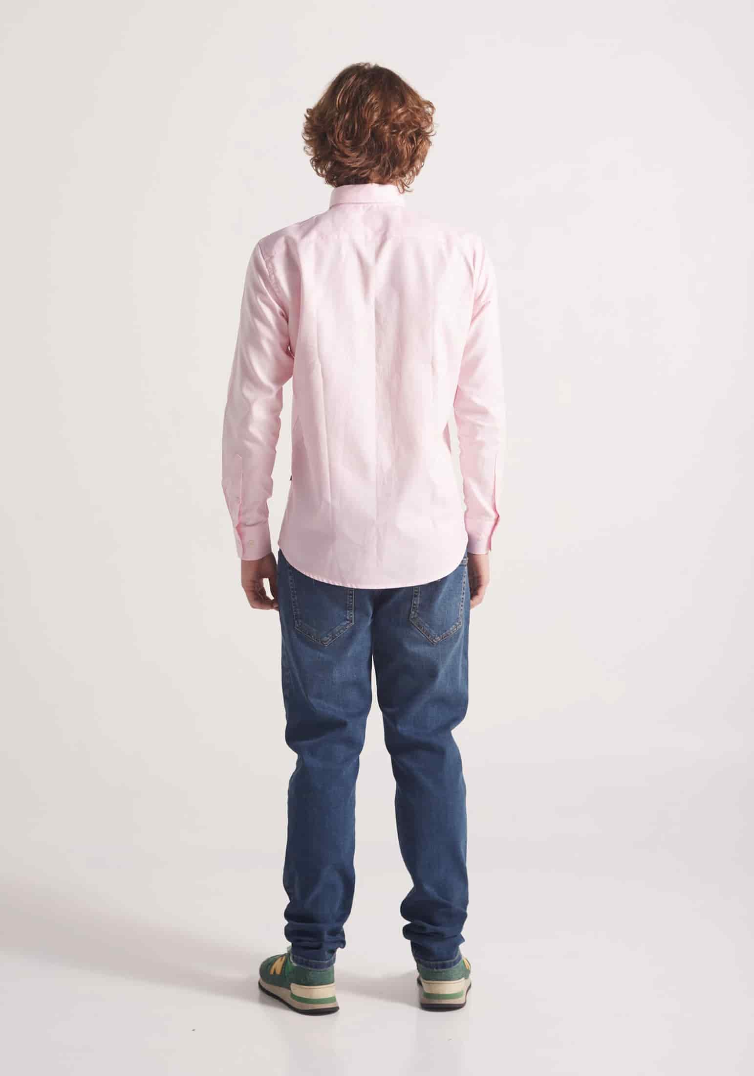 Camisa Whitman Rosada Cuello Button Down - miniatura 6