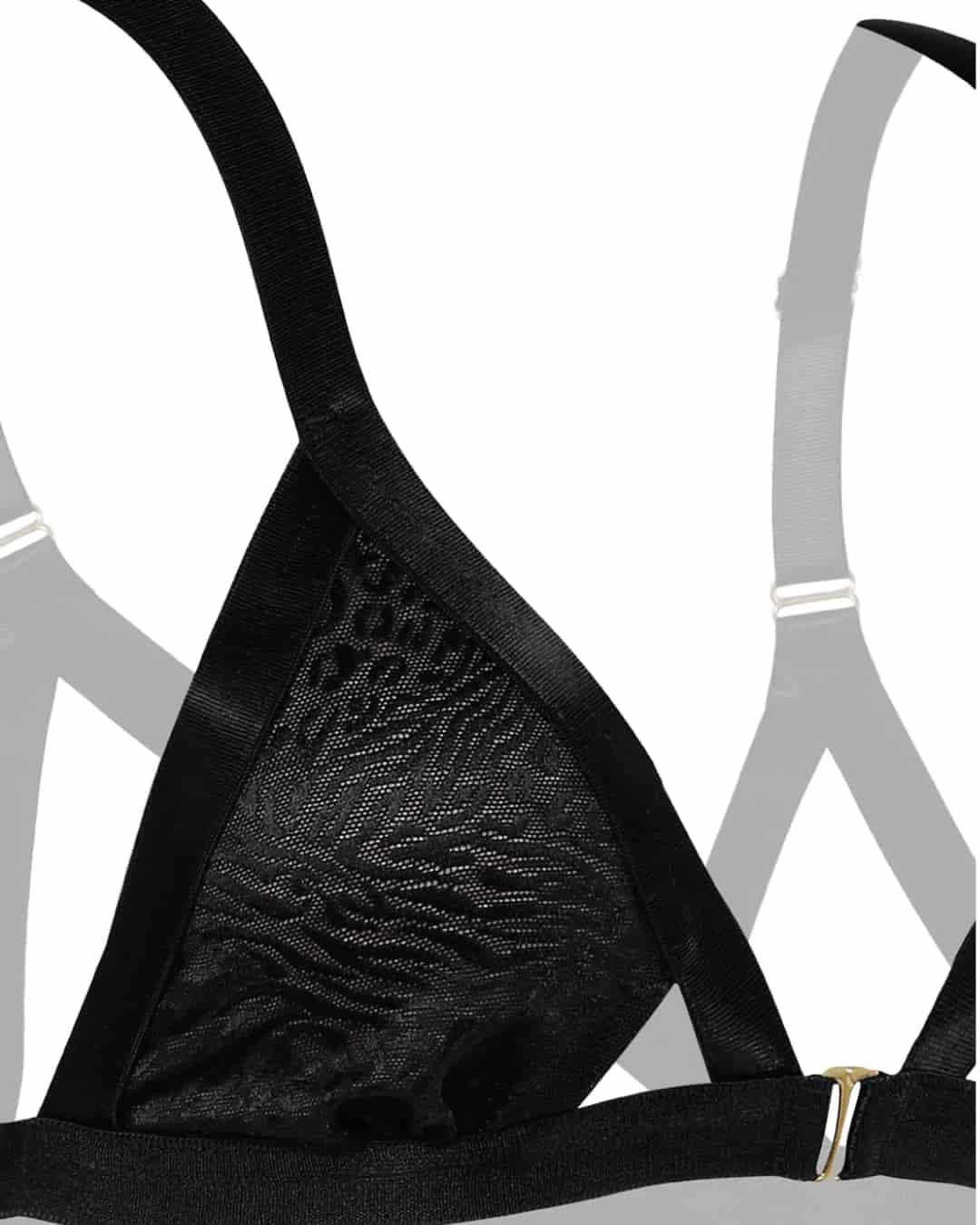 Bralette animal print - NOCTURNAL NEGRO - miniatura 5