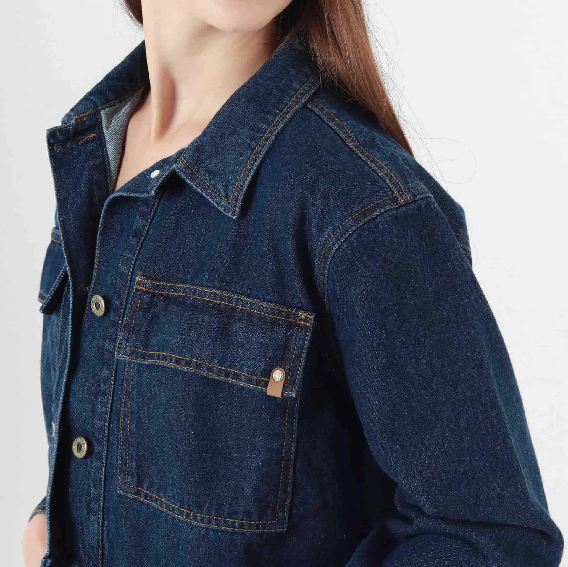 Chaqueta Denim Con Detalle - miniatura 6
