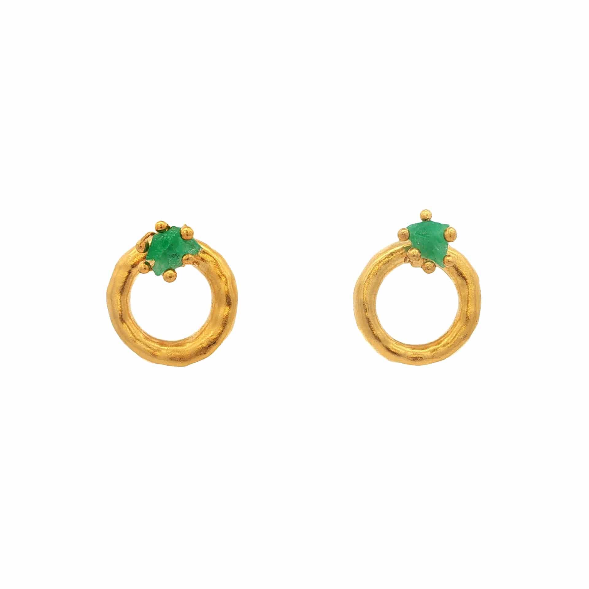 Donut Stone Earrings - miniatura 1