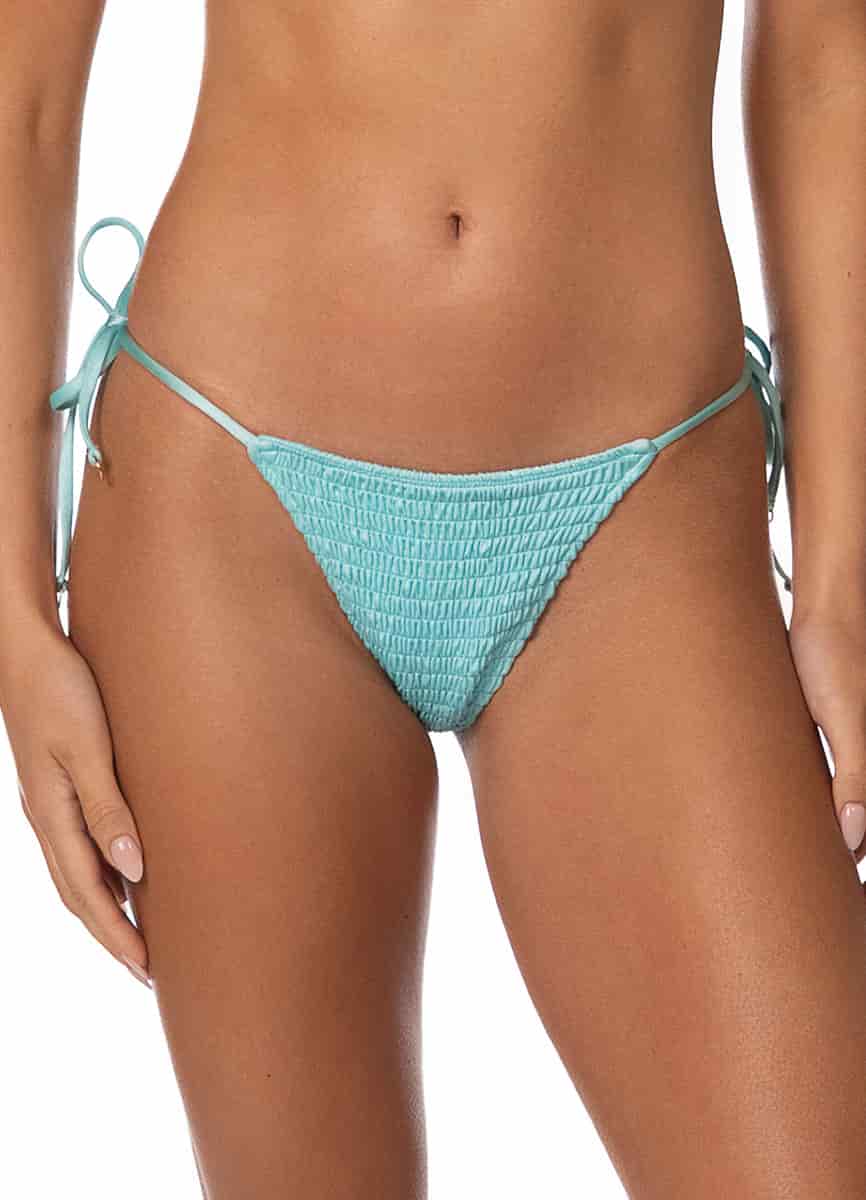 Maaji Indigo Veil Sunflash Low Rise Tie Side Bikini Bottom - miniatura 2