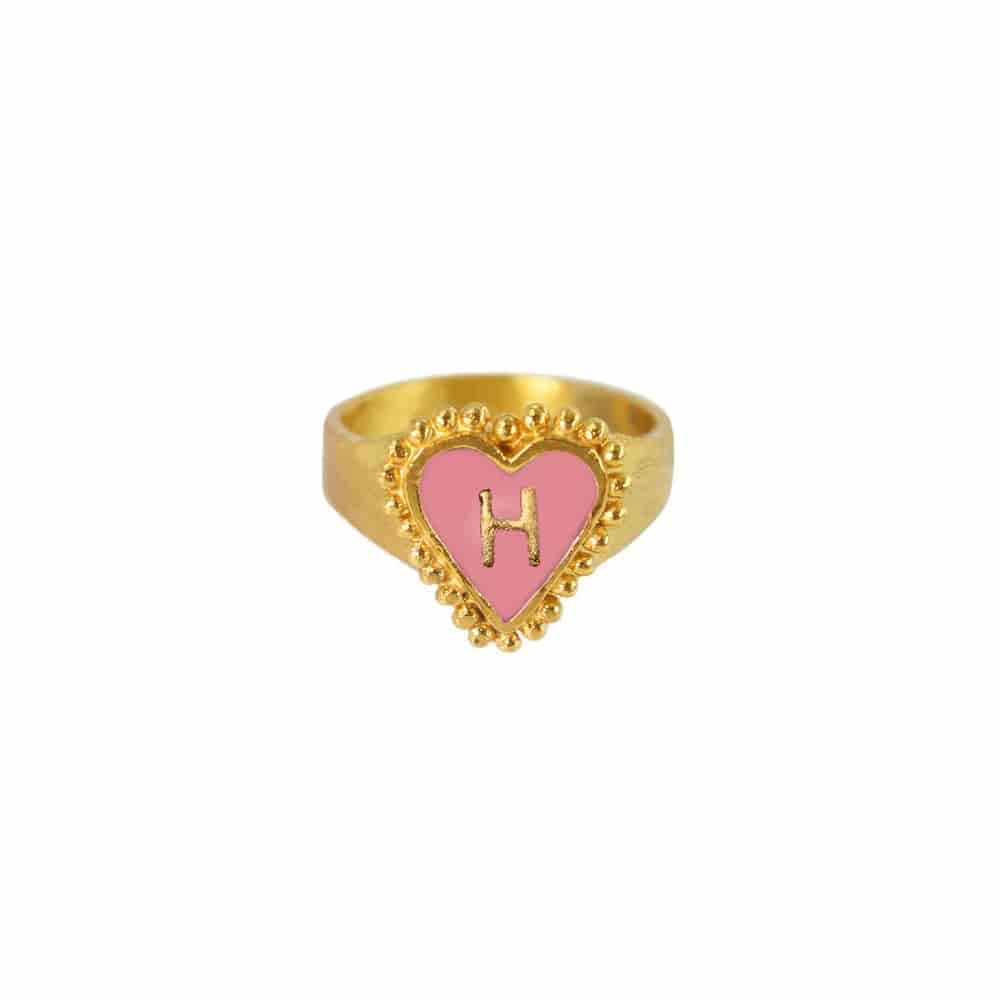 PreOrder Anillo Letra Heart - miniatura 1