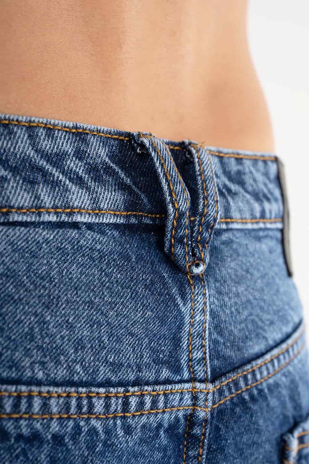 VENENO JEAN TRIPLE WAISTBAND BLUE - miniatura 17