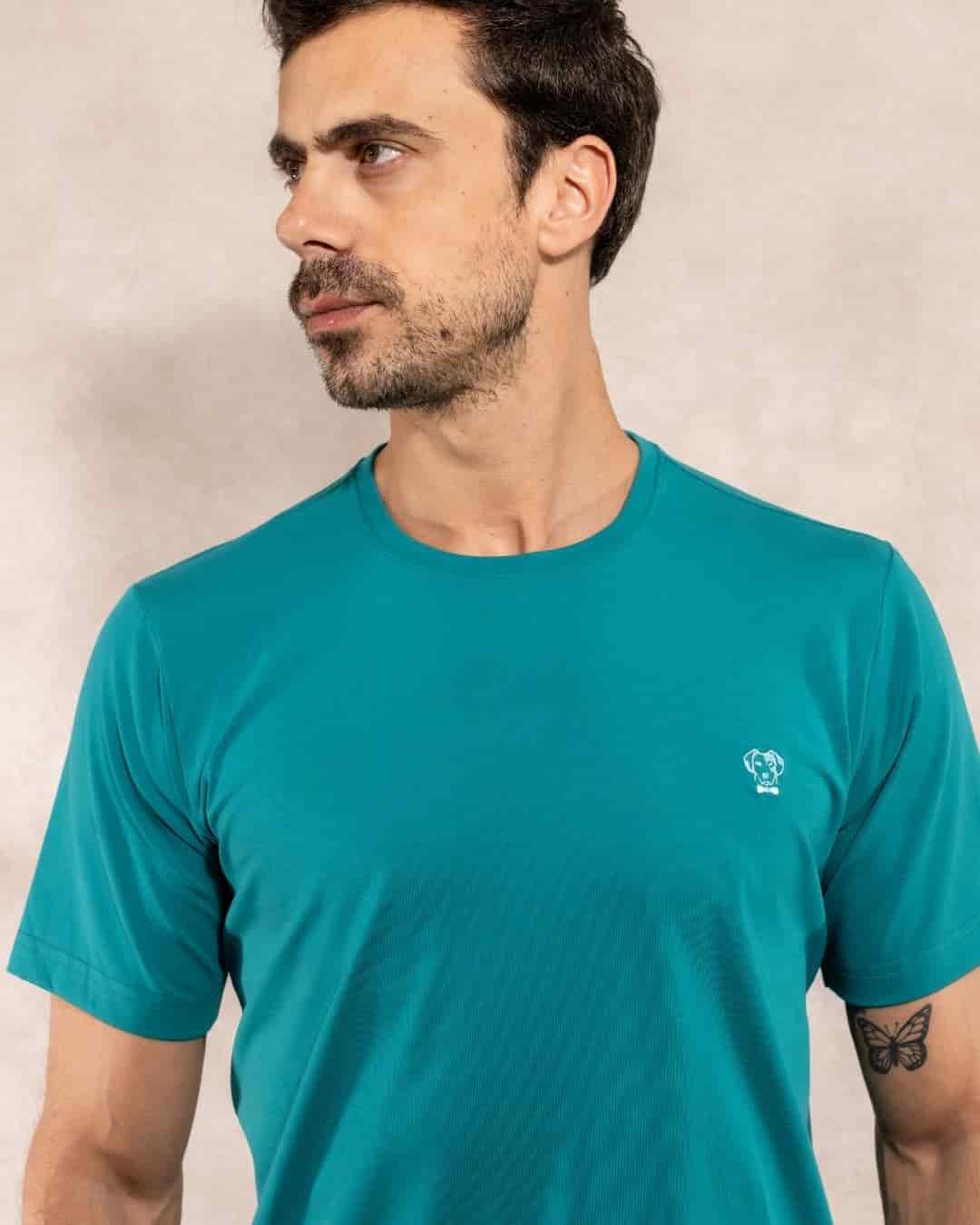 Camiseta Antimanchas Verde Esmeralda - Talla Regular - miniatura 2
