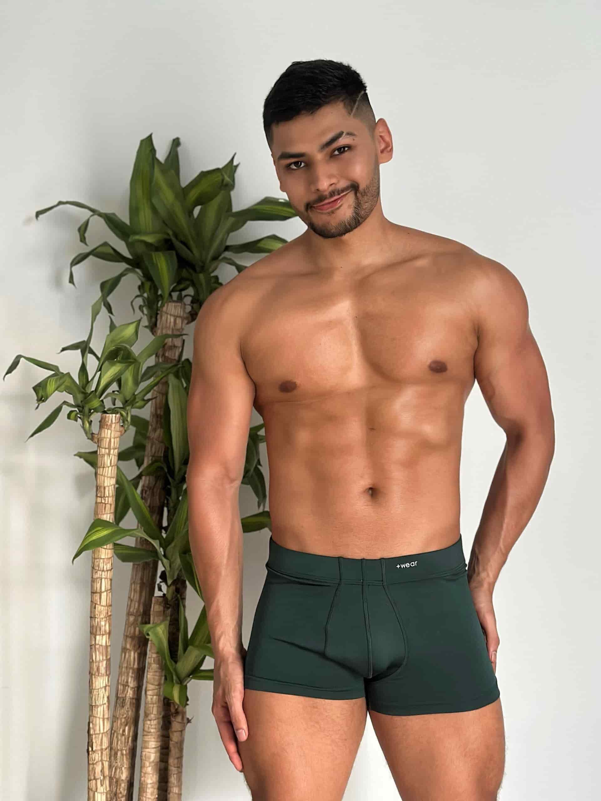 Bóxer Elástico interno verde - miniatura 2