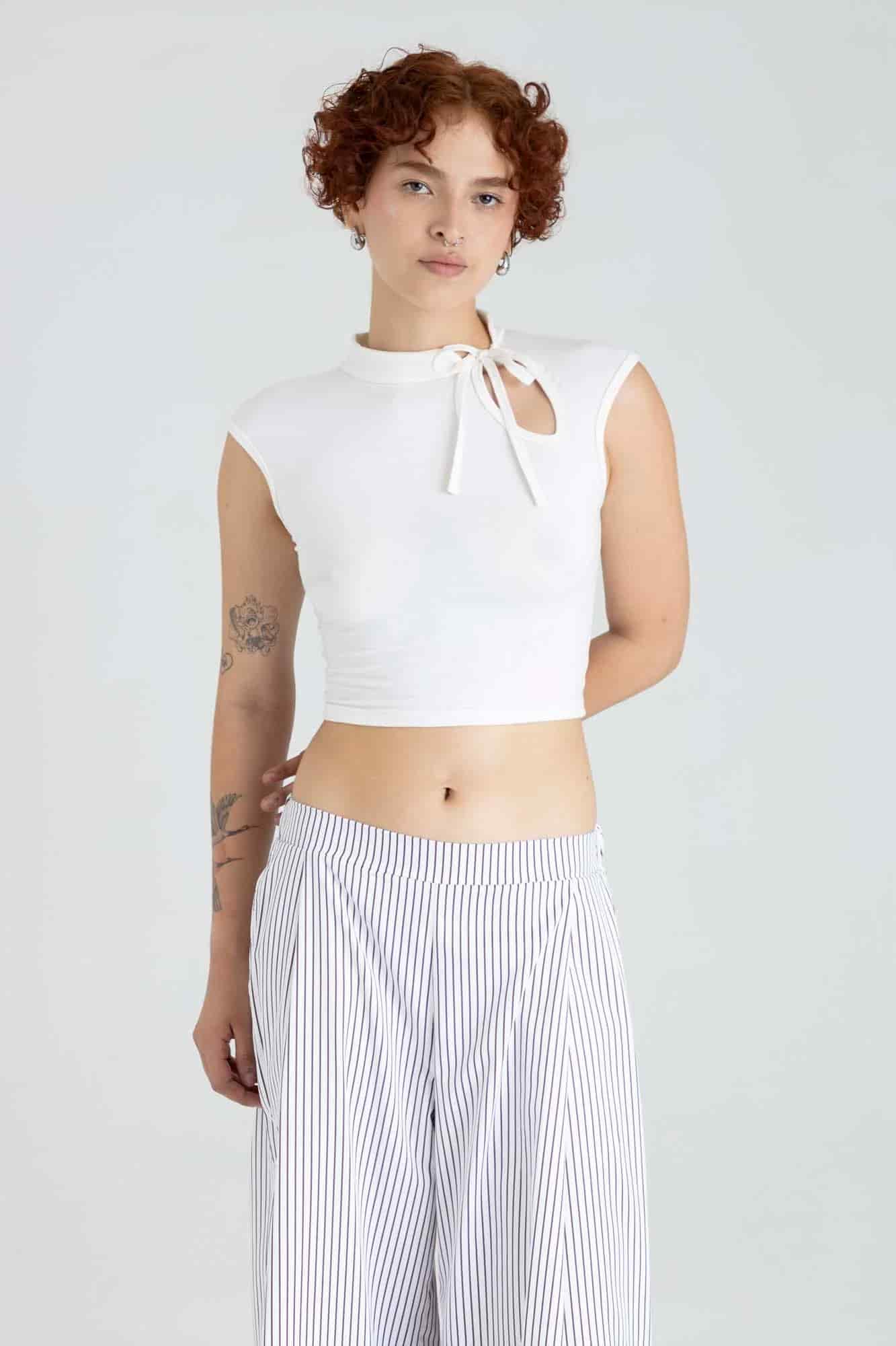 SORA TOP MARFIL - miniatura 7