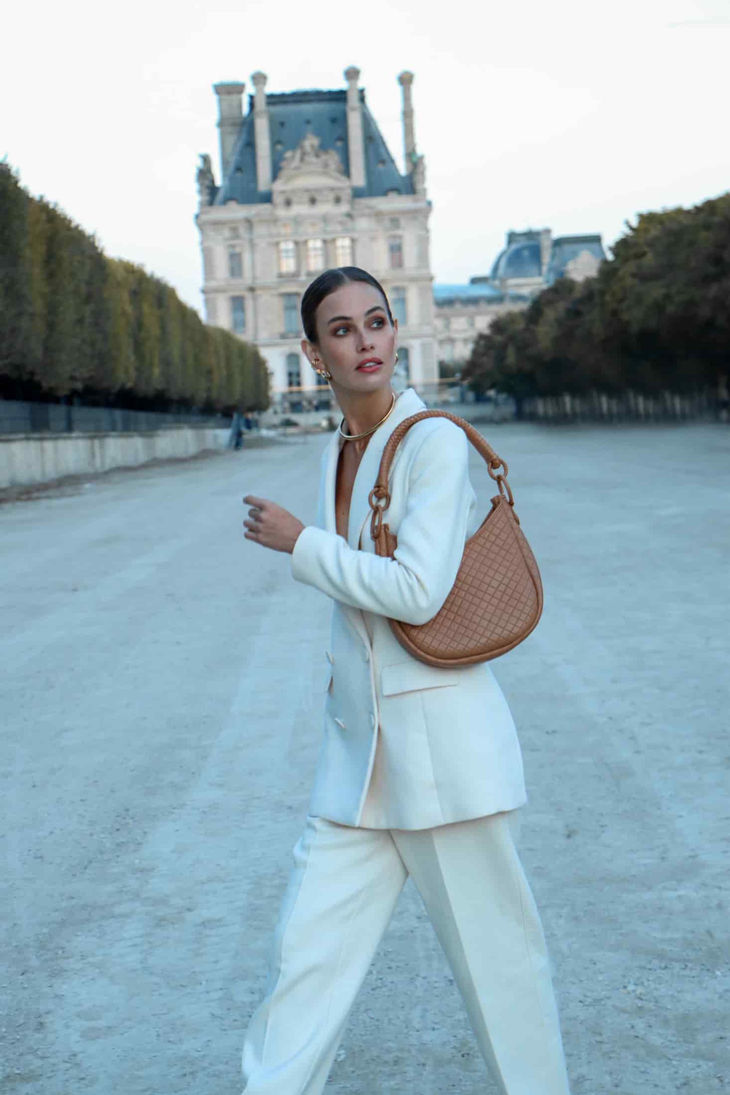 Saddle Shoulder Bag, Honey - miniatura 2