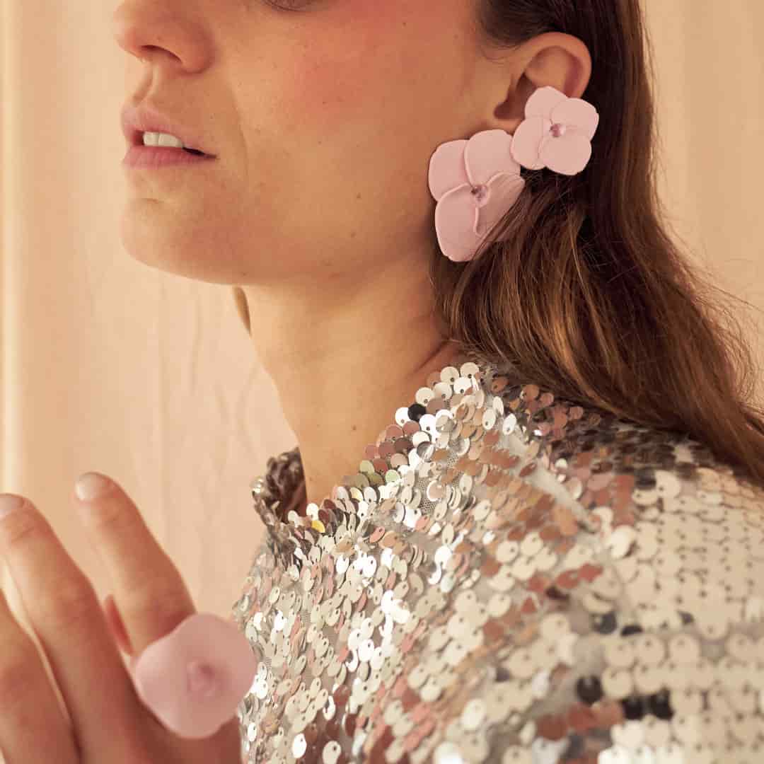 Aretes Lucié Flor Maxi - miniatura 3